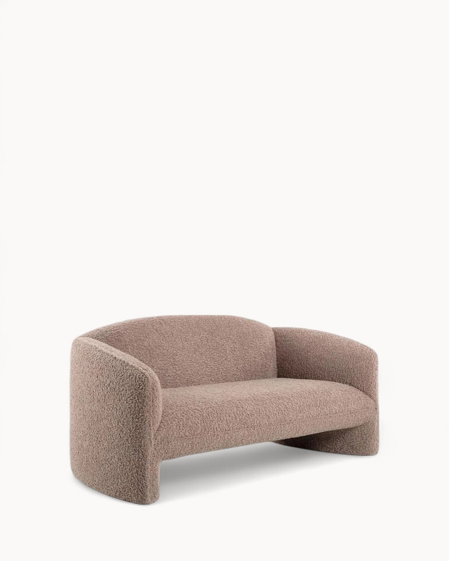 Jesper Home Nachii 2-Seater Sofa – Luxurious Bouclé Fabric – Available in 3 Elegant Colors