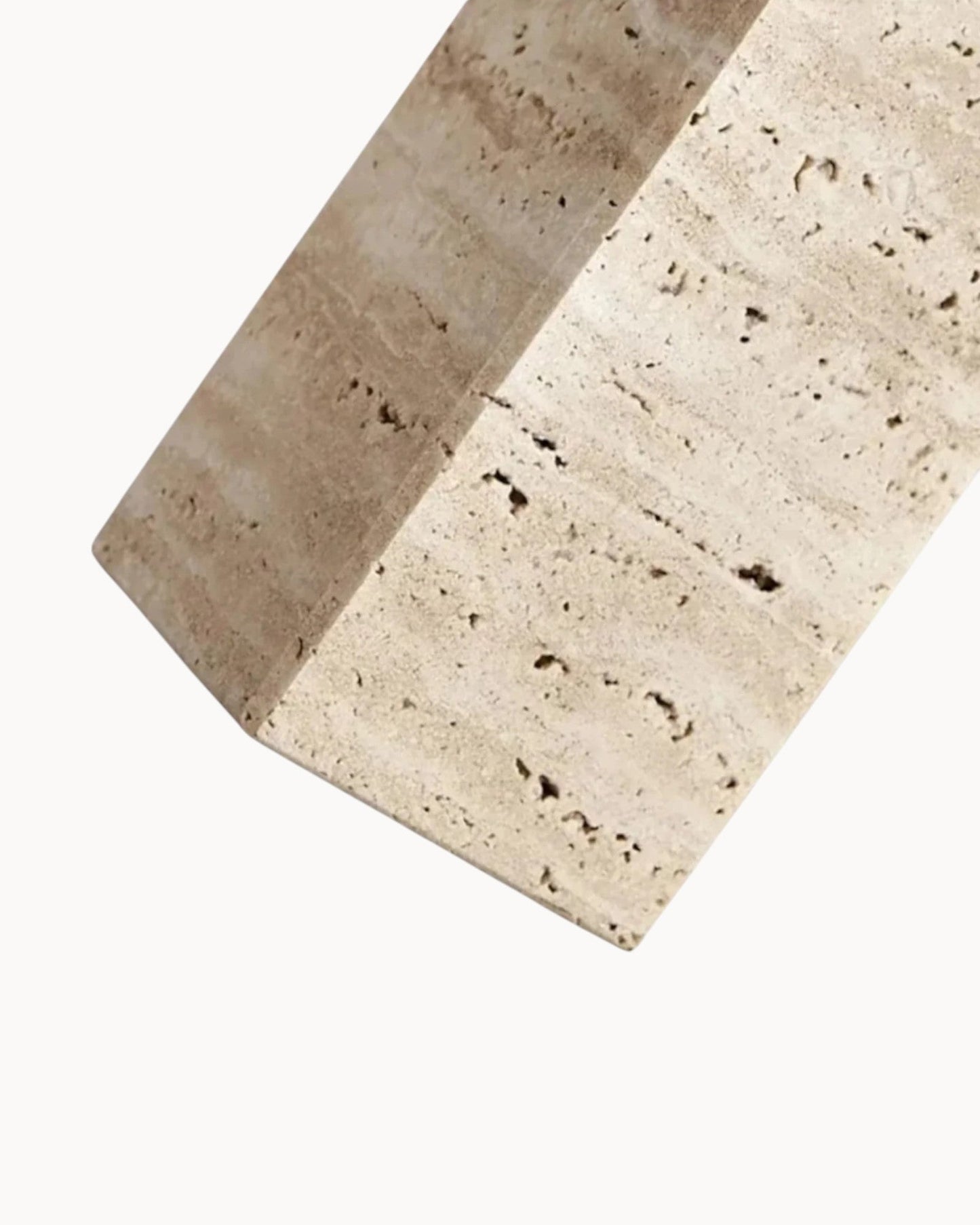 Gerini – Set of Pendant Lights Crafted from Travertine with Walnut Accents
