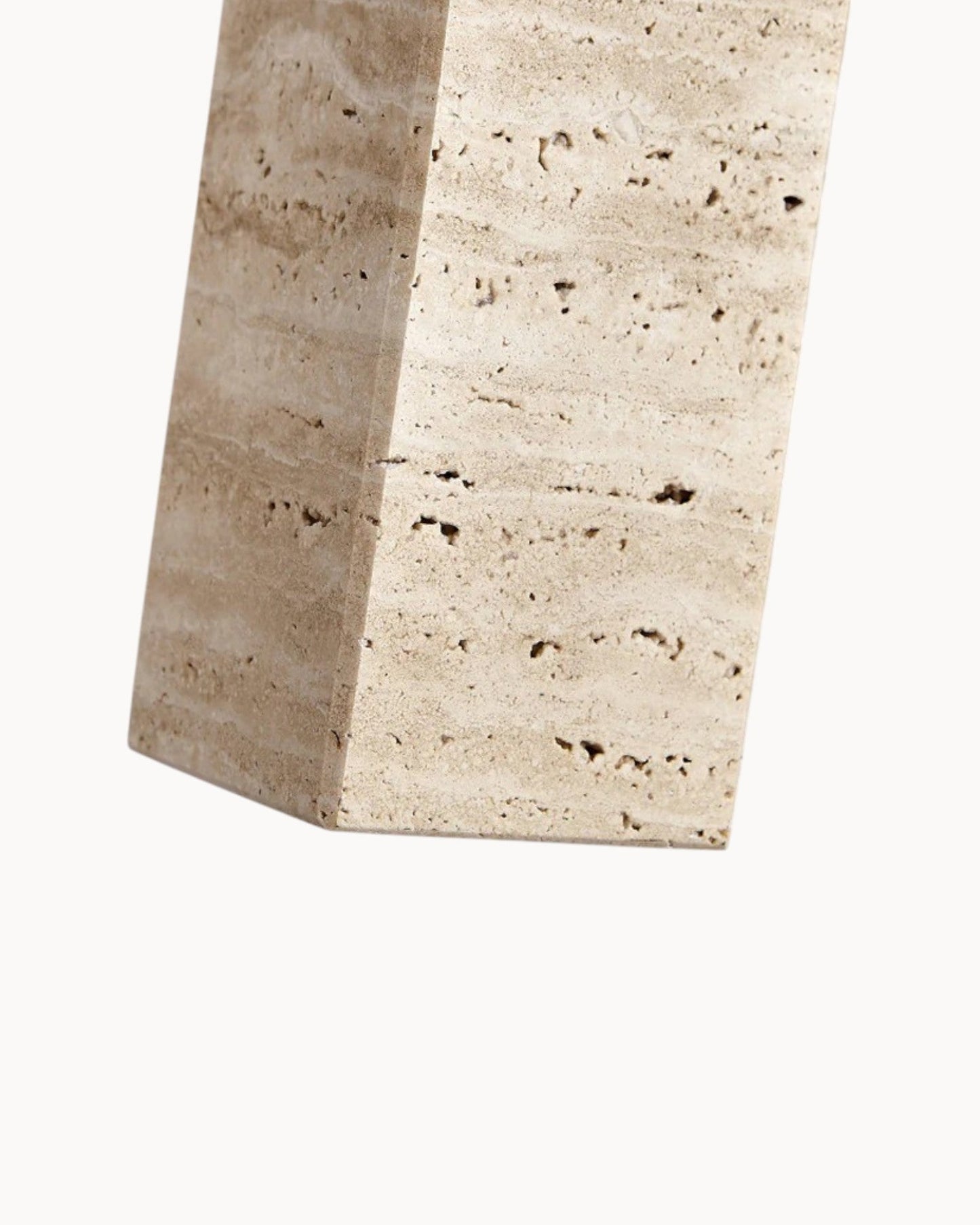 Gerini – Set of Pendant Lights Crafted from Travertine with Walnut Accents