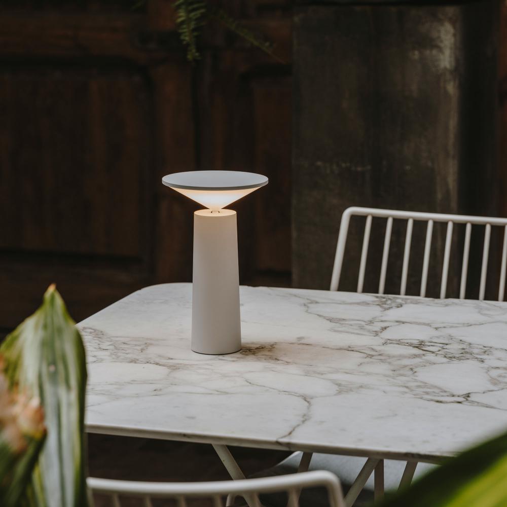 Modern LED Table Lamp | Dimmable, 360° Adjustable, 2000mAh Rechargeable Battery