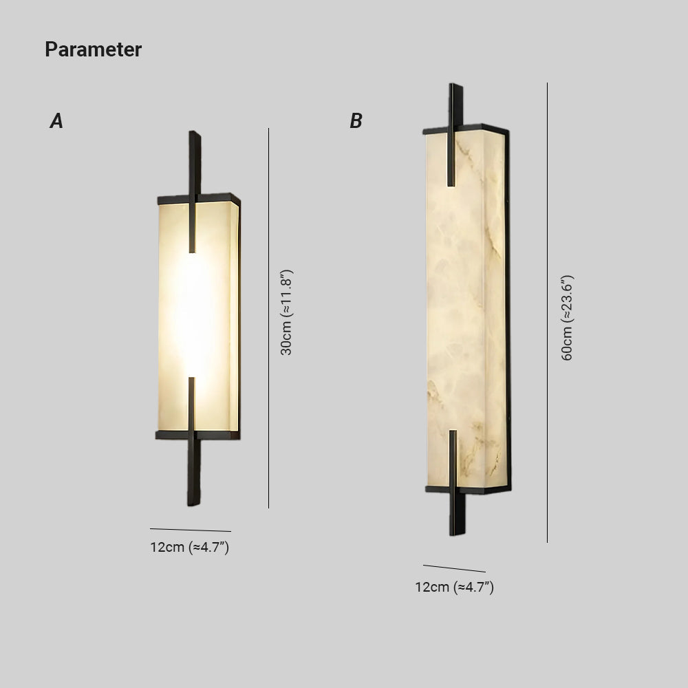 Alabaster Wall Lamp by Zenith