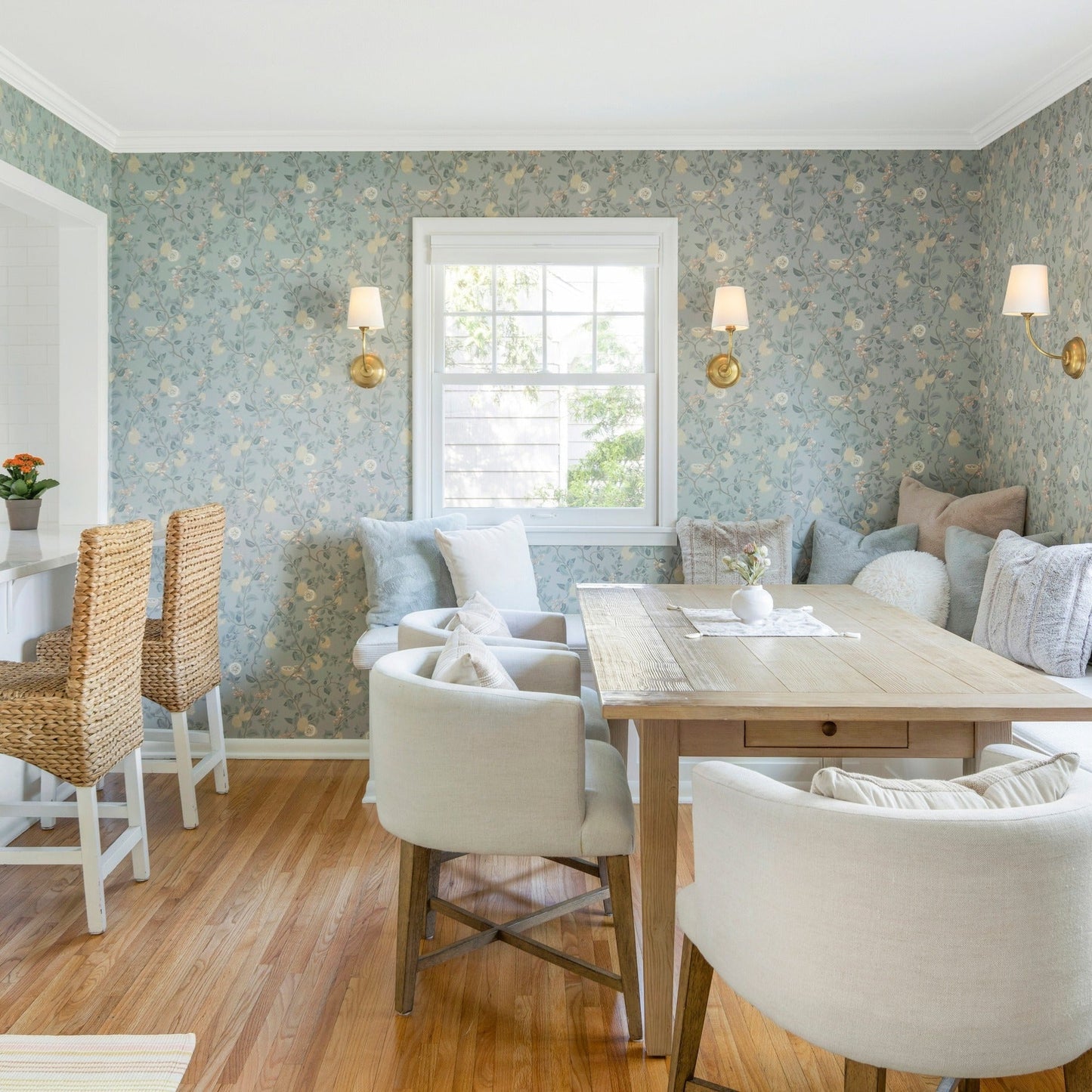 Victor Black Bronze Wall Lamp with Fabric Shade