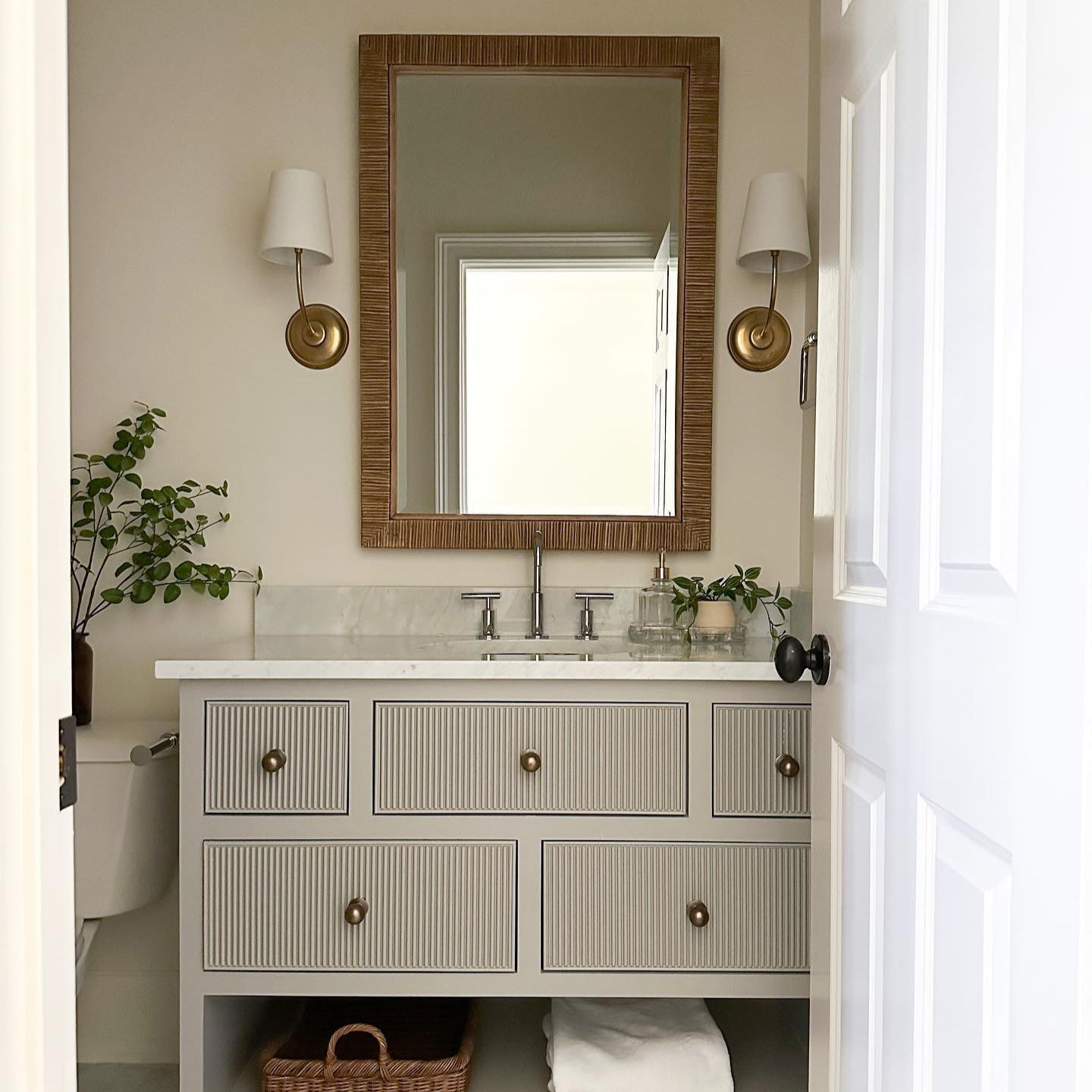 Victor Black Bronze Wall Lamp with Fabric Shade