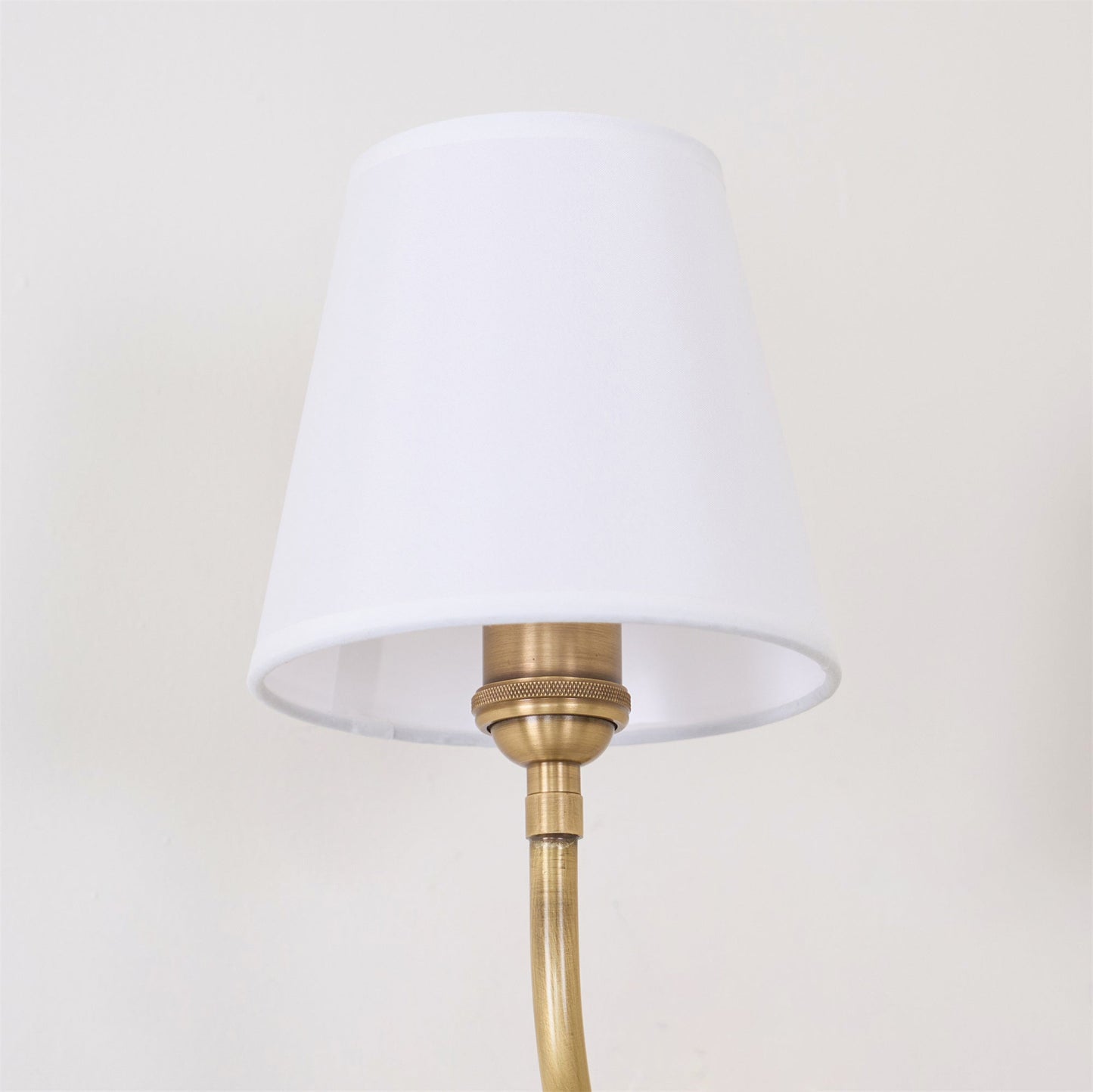 Victor Black Bronze Wall Lamp with Fabric Shade
