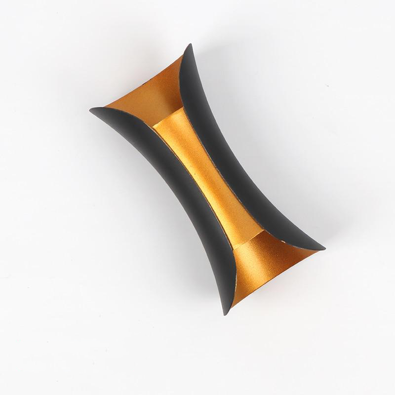 Ray Design Curved LED Outdoor Wall Light - Gold, Black, White Metal for Garden and Hall