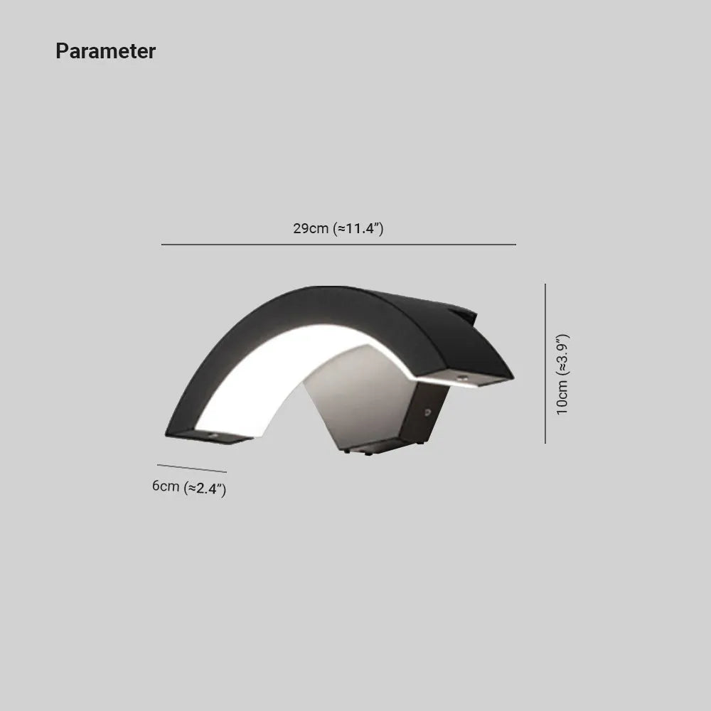 Ray Motion Sensor LED Outdoor Wall Light for Garden and Hallway