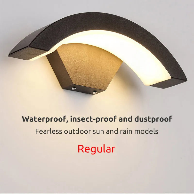 Ray Motion Sensor LED Outdoor Wall Light for Garden and Hallway