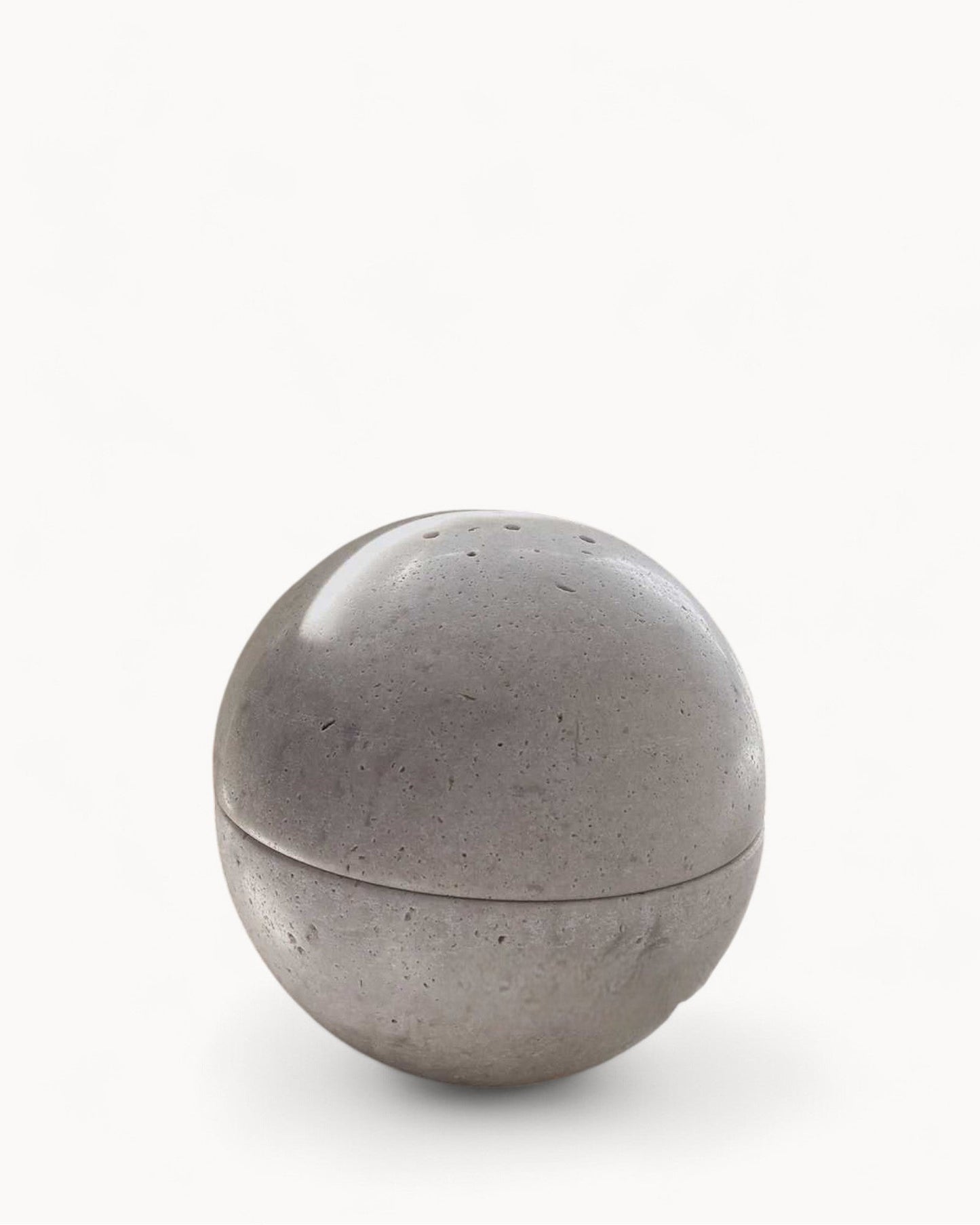 Handcrafted Beige Travertine Incense Holder – Wabi Sabi Natural Stone Design