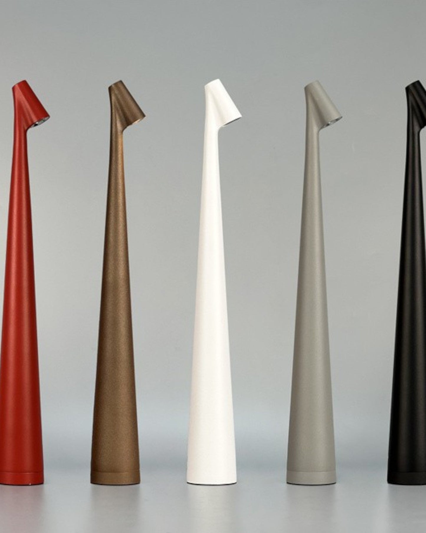 Contemporary Touch-Control Table Lamp with 3 Brightness Settings, Aluminum Design