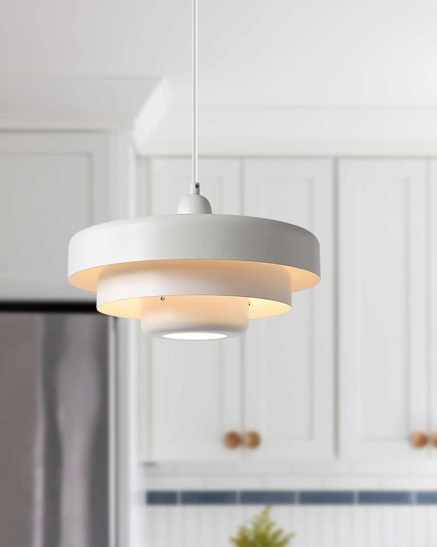 Mid-Century Loft Pendant Lamp - Black and Gold Finish