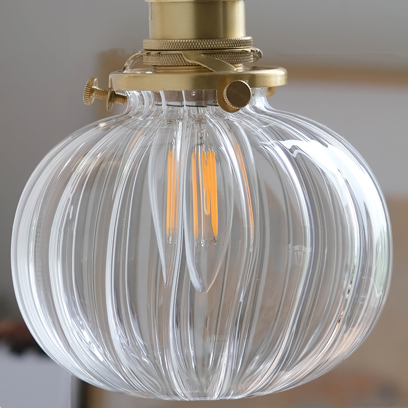 June Vintage Glass Wall Sconce