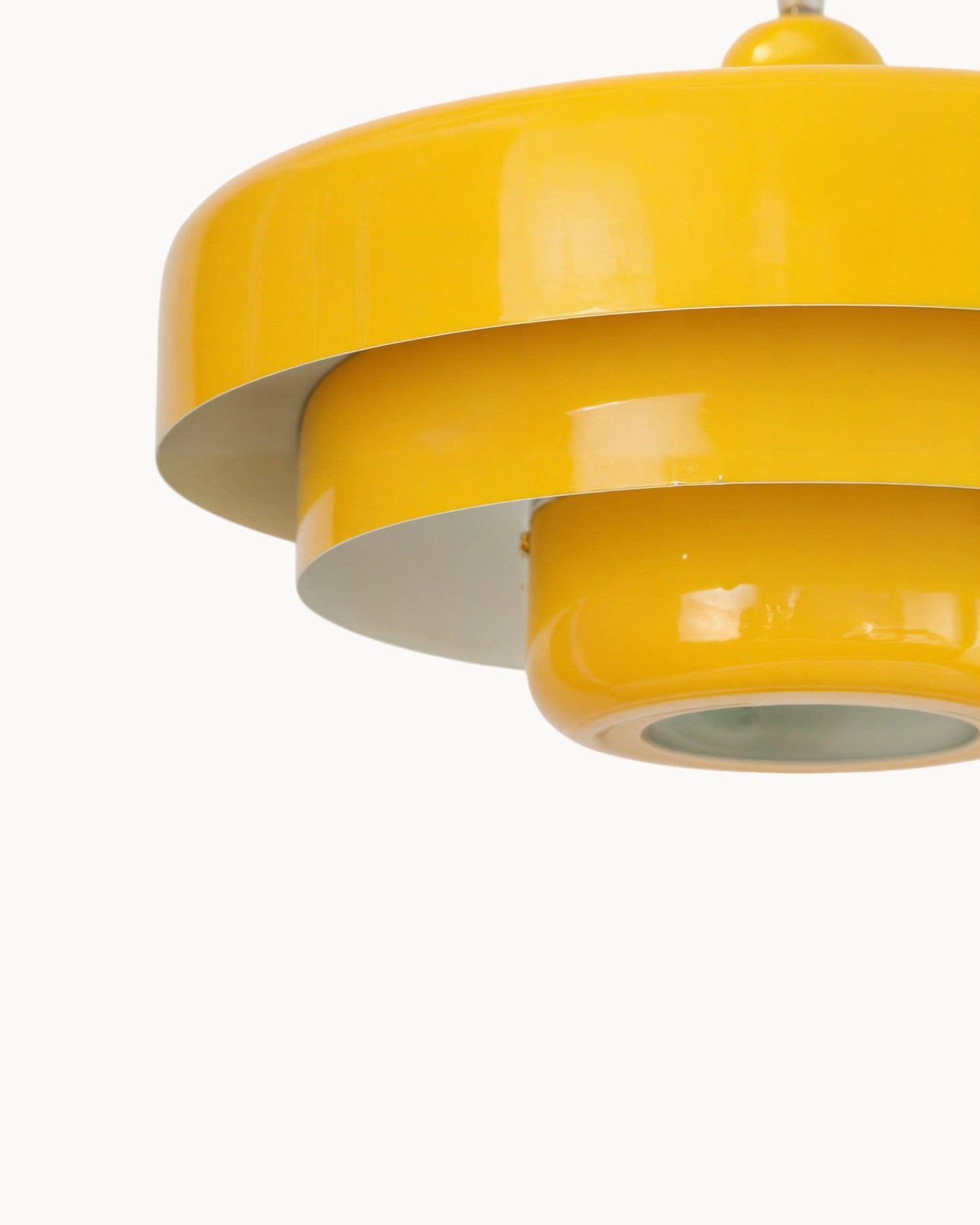 Mid-Century Loft Pendant Lamp - Black and Gold Finish