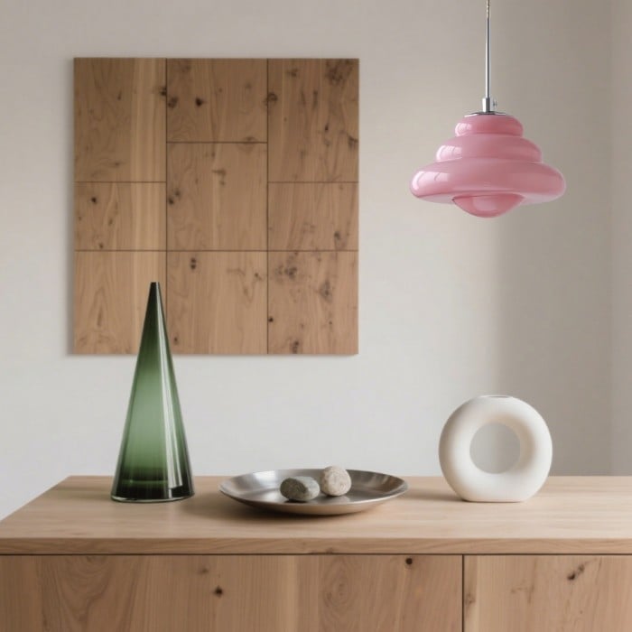 Lucia Bauhaus Donut Glass Pendant Light