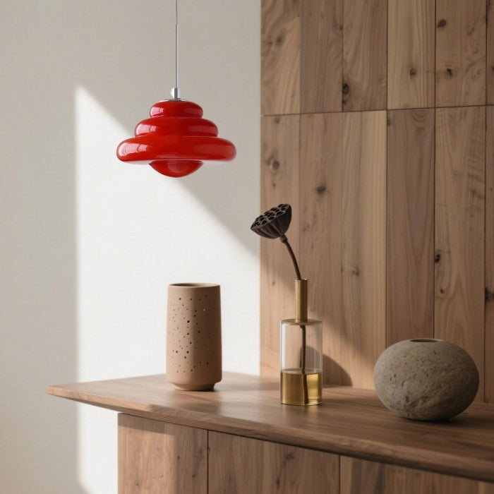 Lucia Bauhaus Donut Glass Pendant Light