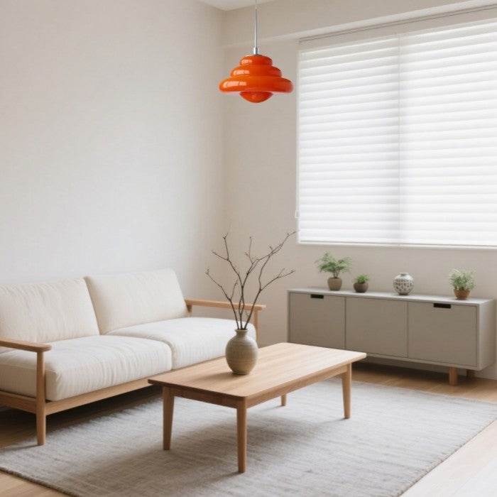 Lucia Bauhaus Donut Glass Pendant Light