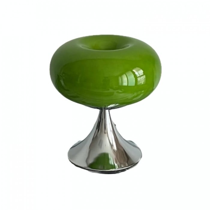 Aurelia Bauhaus Apple-Shaped Glass Table Lamp
