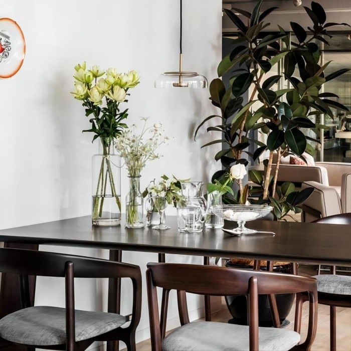 Luca Glass Round Pendant Light