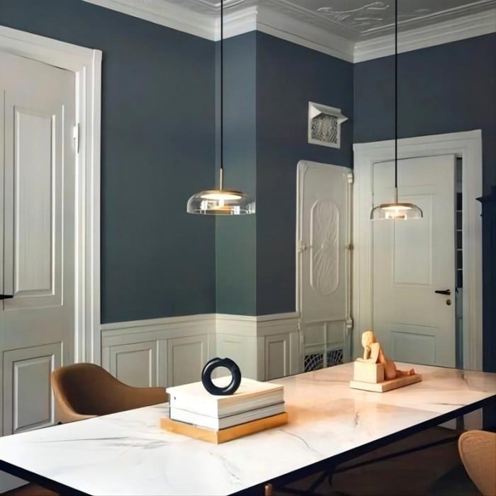 Luca Glass Round Pendant Light