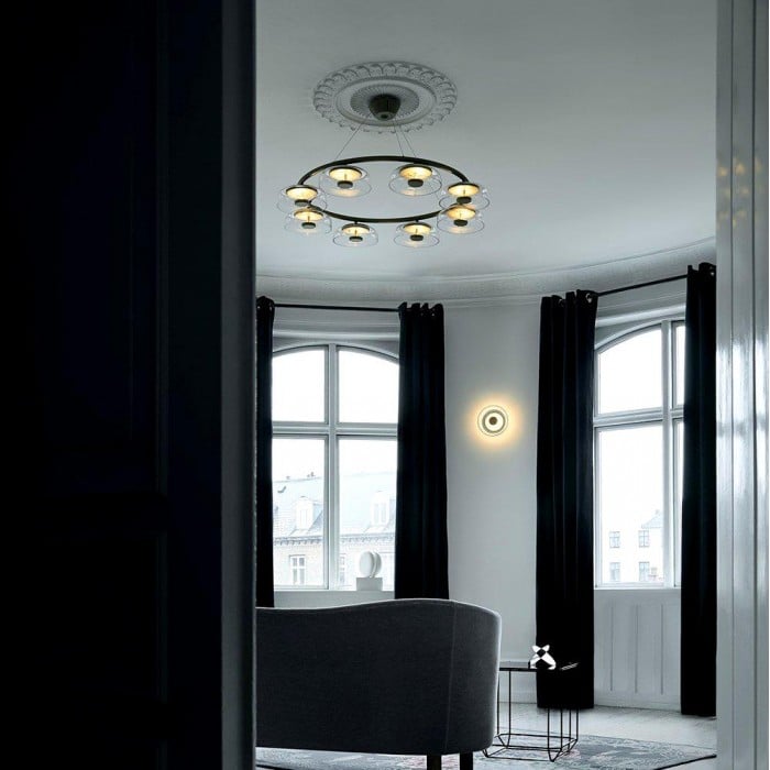 Charlotte 6-Light Glass LED Chandelier