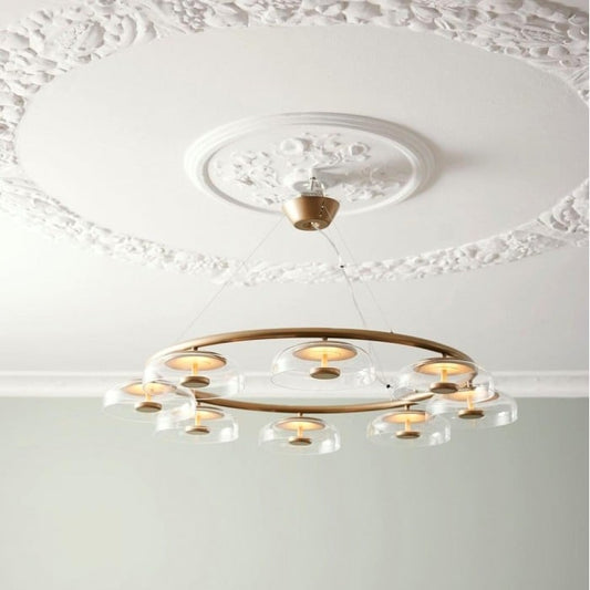 Charlotte 6-Light Glass LED Chandelier