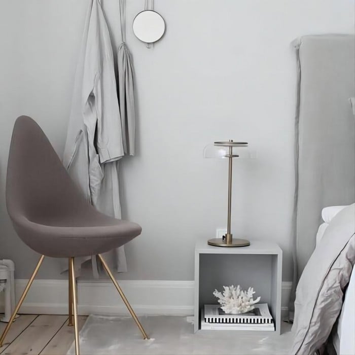 Marino Bloshi Round Glass Table Lamp