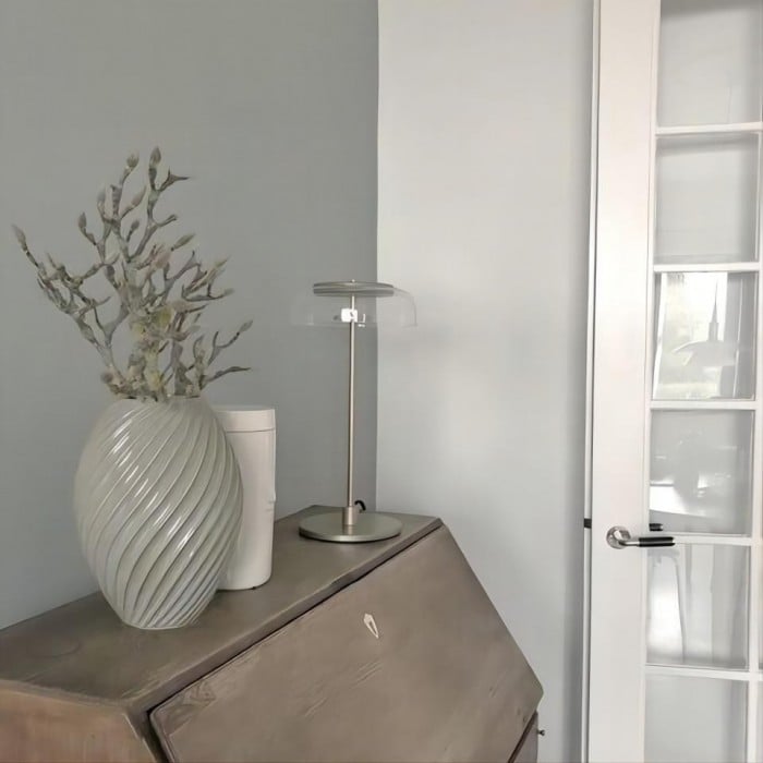 Marino Bloshi Round Glass Table Lamp