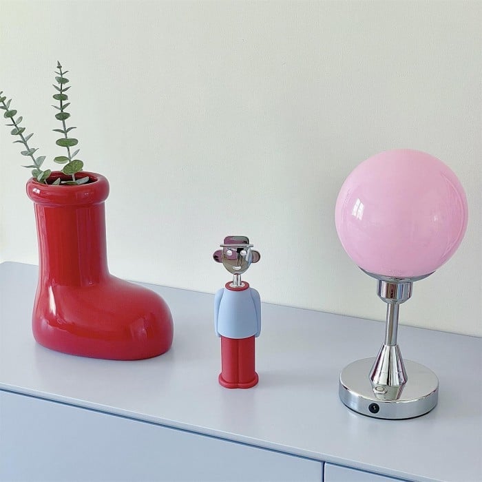Vitale Bauhaus Candy Ball Glass Table Lamp
