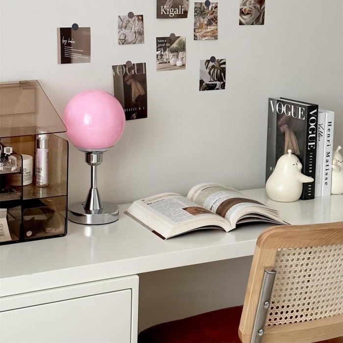 Vitale Bauhaus Candy Ball Glass Table Lamp