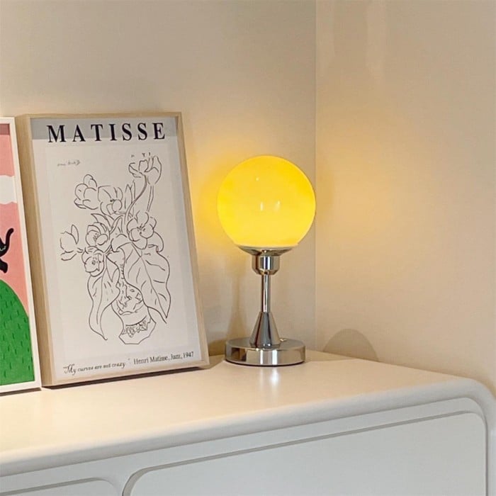 Vitale Bauhaus Candy Ball Glass Table Lamp