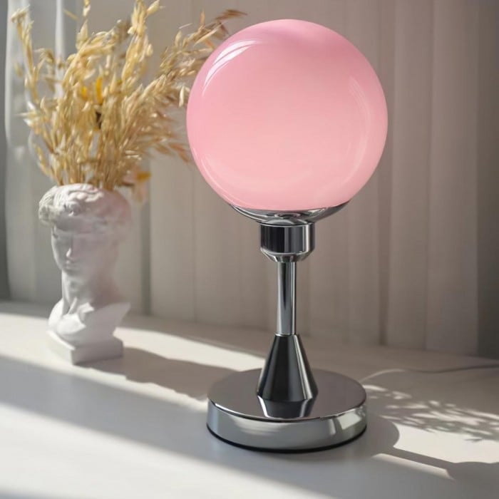 Vitale Bauhaus Candy Ball Glass Table Lamp