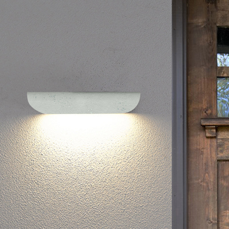 Ray Modern LED Wall Light - Versatile Indoor/Outdoor Fixture in White/Black for Garden and Hallway
