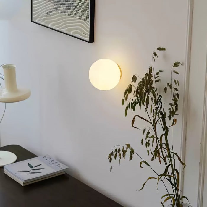 Seraphina Bauhaus Orb Wall Lamp