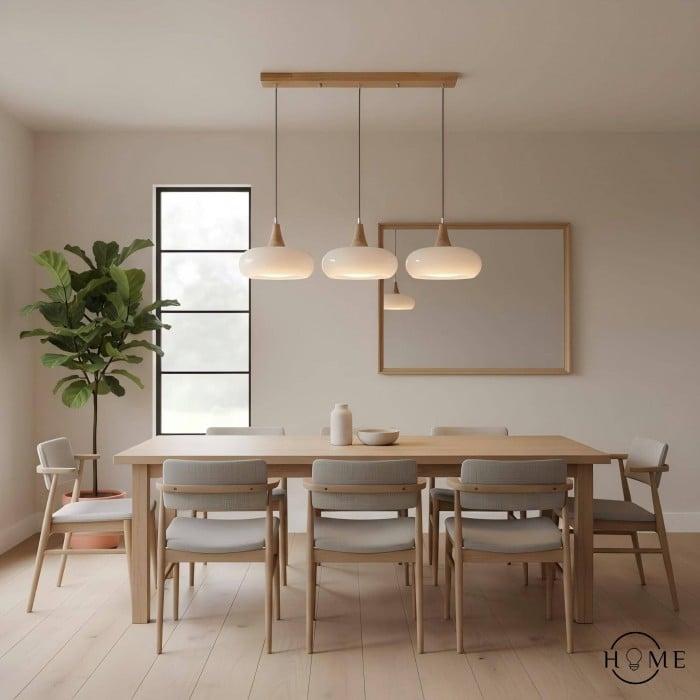 Violetta Bauhaus-Inspired Orange Disc Pendant Light