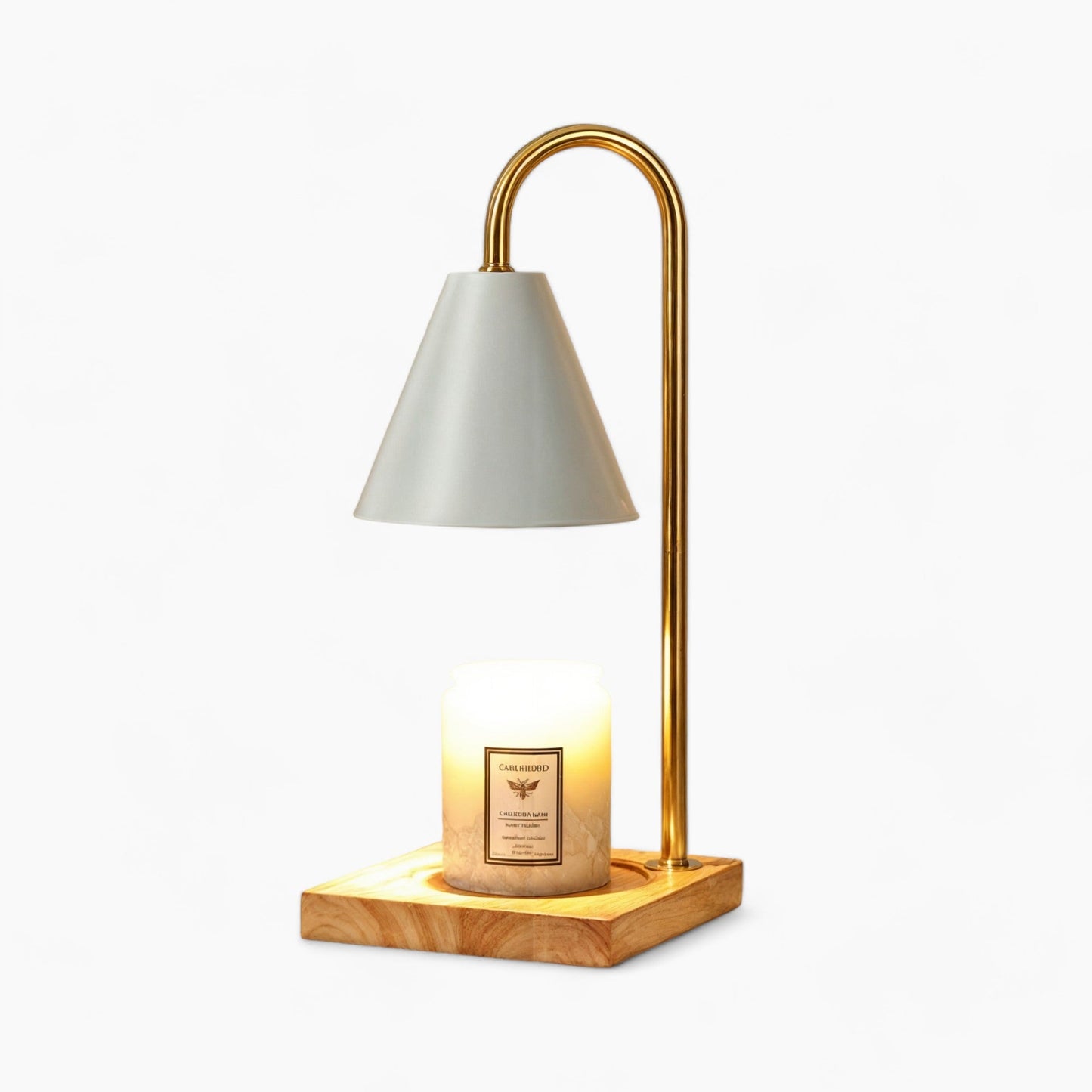 Dimmable Electric Candle Warmer Lamp with Modern Aroma Melter Design