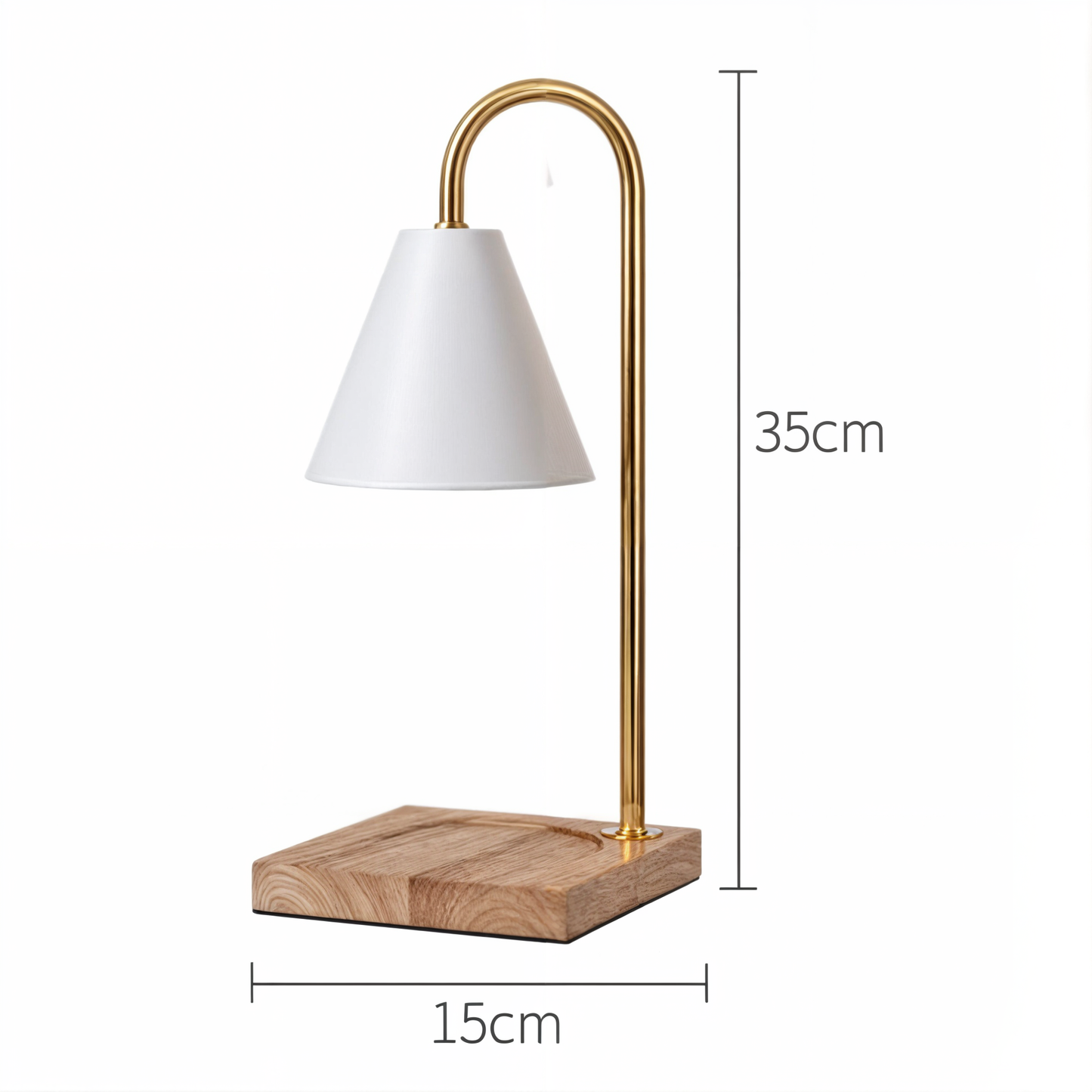 Dimmable Electric Candle Warmer Lamp with Modern Aroma Melter Design