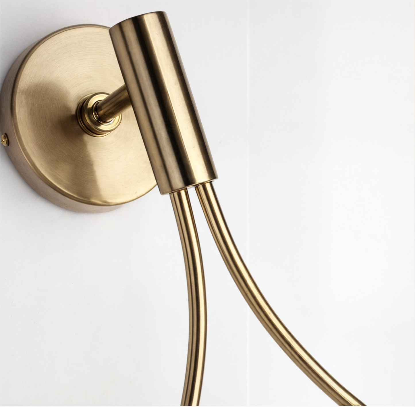 Contemporary Nordic Wall Sconce, Black and Gold, G4 LED, Iron and Glass, Up/Down Lighting