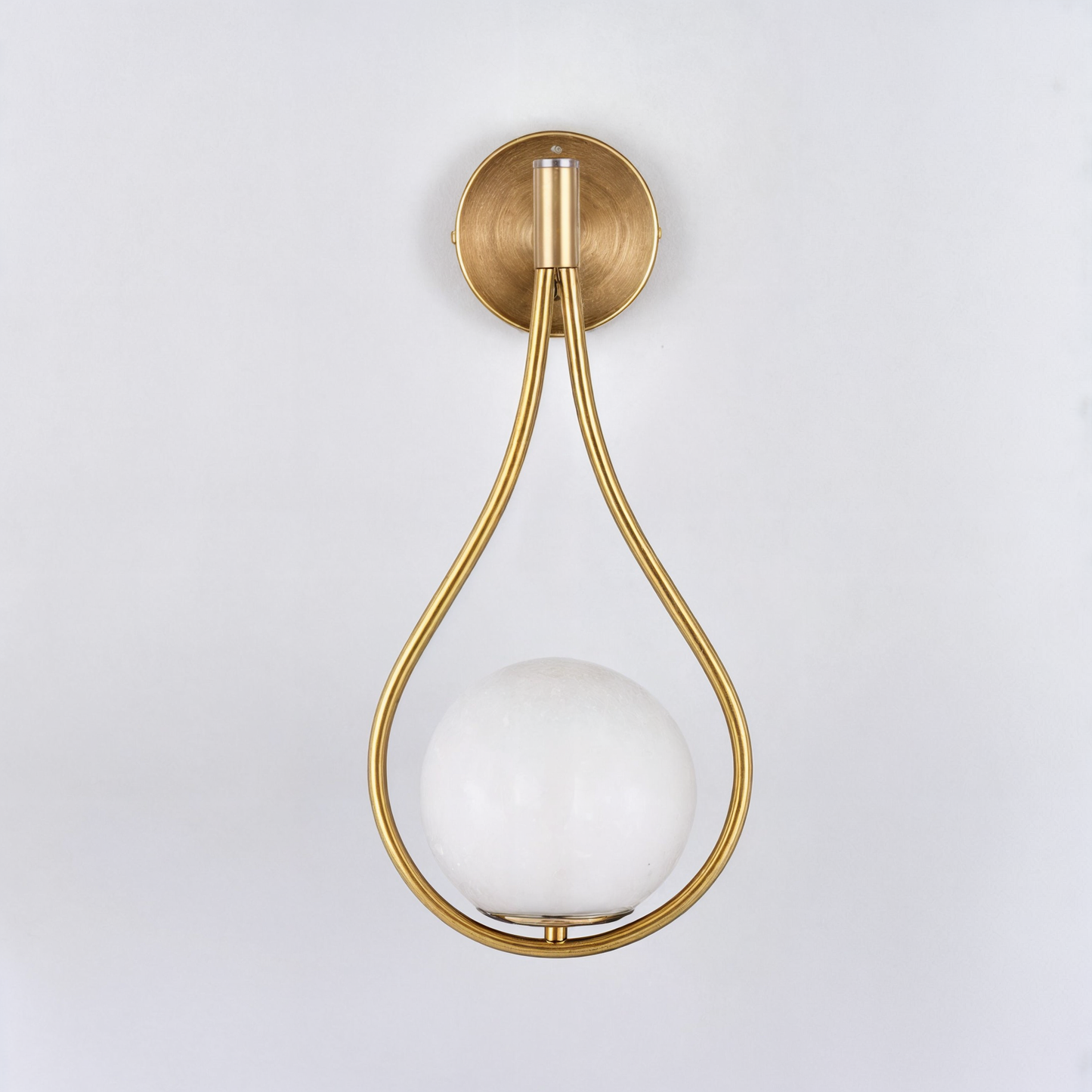 Contemporary Nordic Wall Sconce, Black and Gold, G4 LED, Iron and Glass, Up/Down Lighting