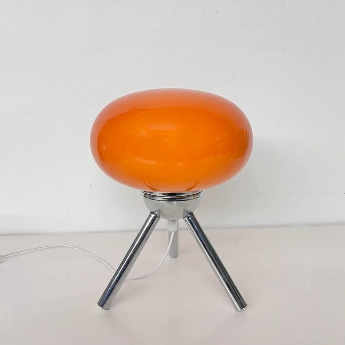 Juliette Bauhaus Glass Tripod Table Lamp