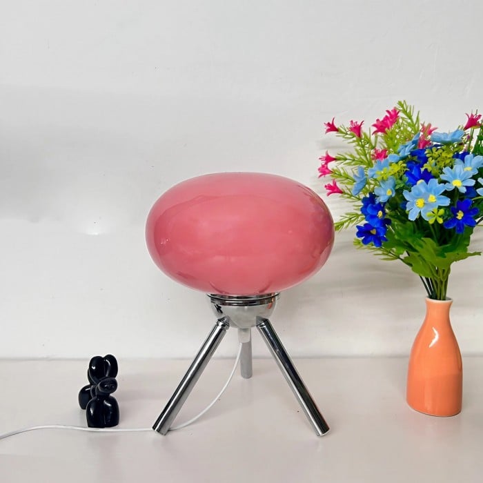 Juliette Bauhaus Glass Tripod Table Lamp