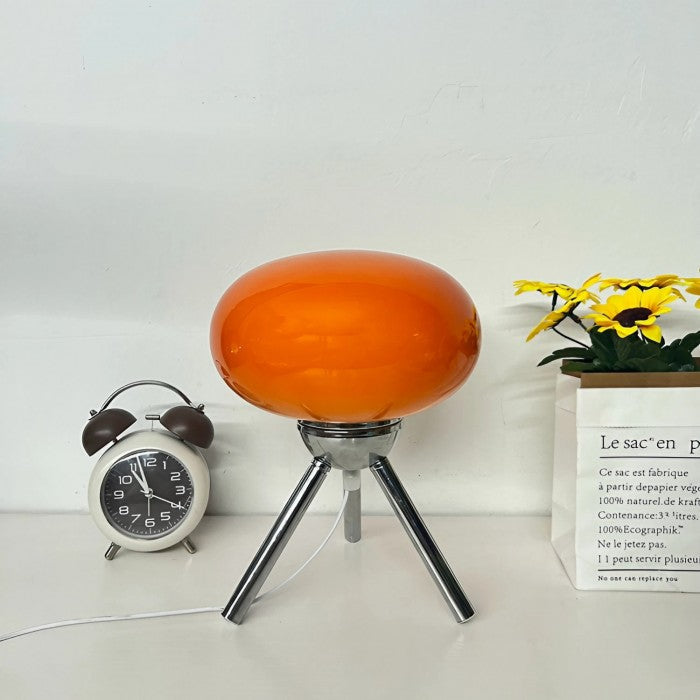 Juliette Bauhaus Glass Tripod Table Lamp