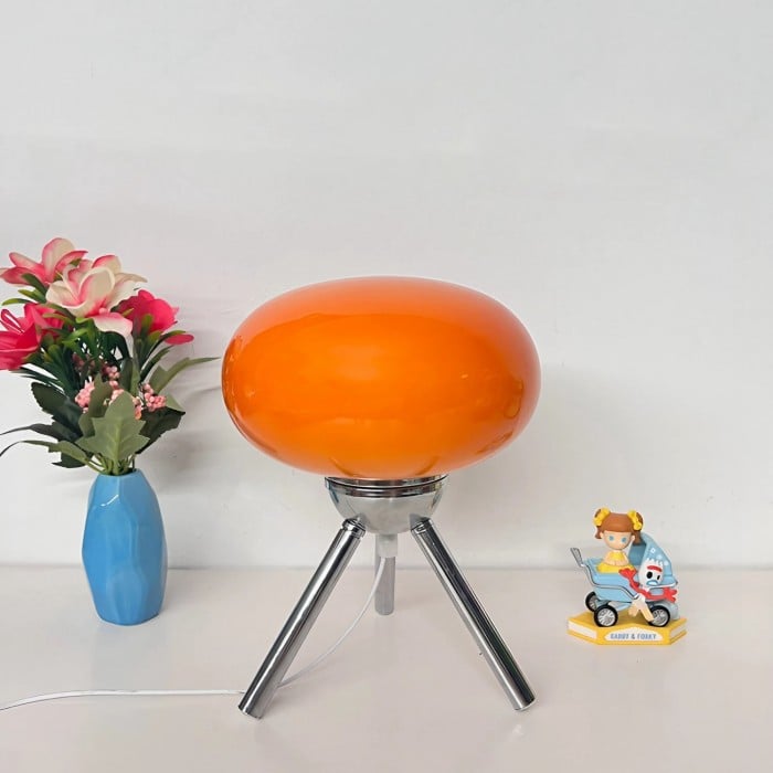 Juliette Bauhaus Glass Tripod Table Lamp