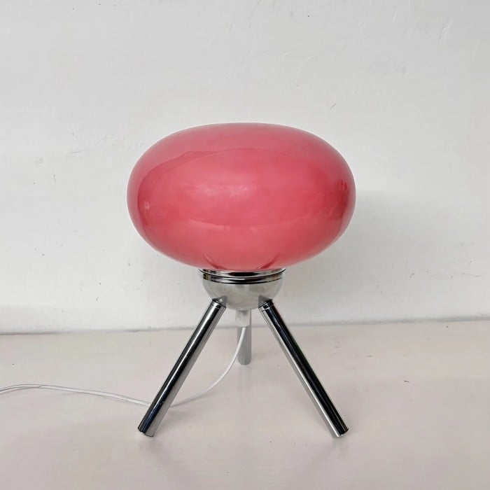 Juliette Bauhaus Glass Tripod Table Lamp