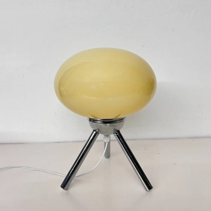 Juliette Bauhaus Glass Tripod Table Lamp