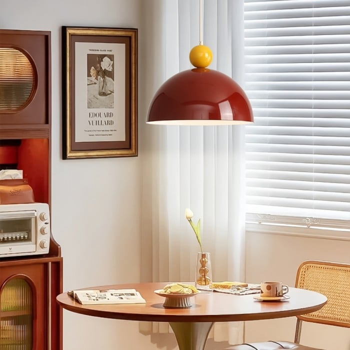 Antonio Macaron Globe Pendant Light