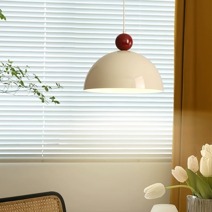 Antonio Macaron Globe Pendant Light