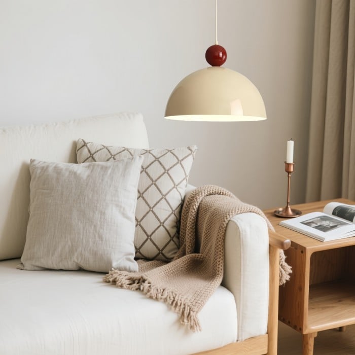 Antonio Macaron Globe Pendant Light