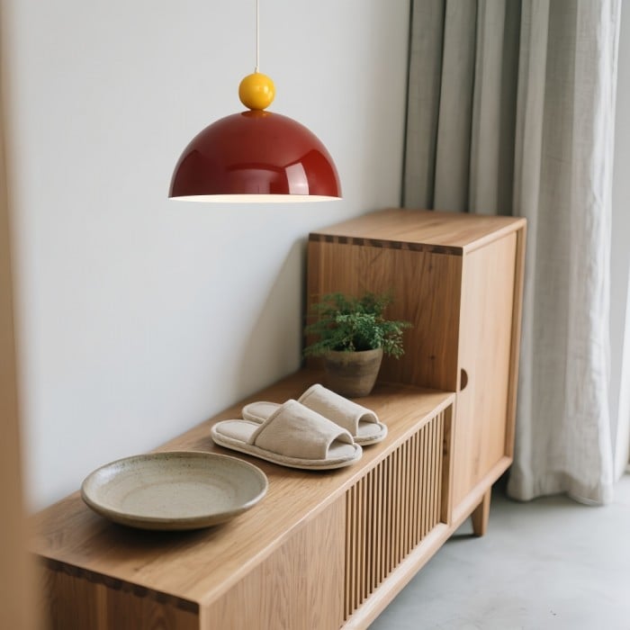 Antonio Macaron Globe Pendant Light