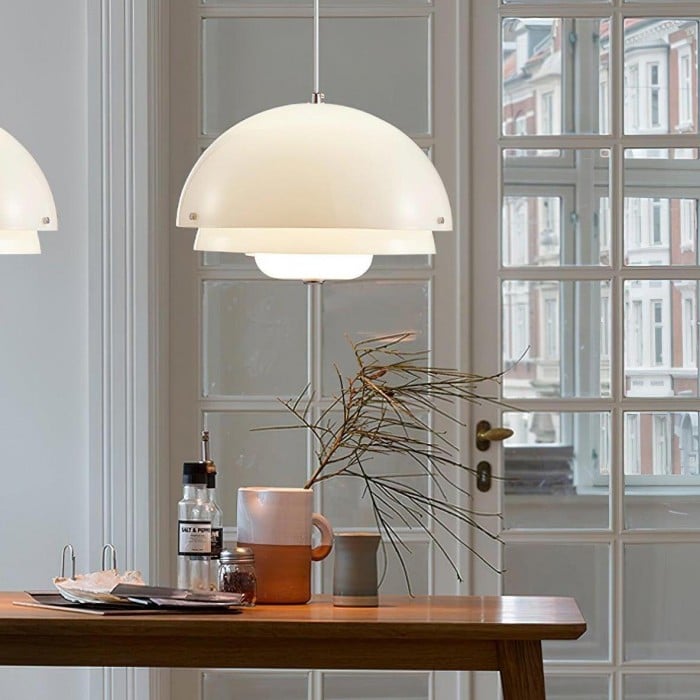 Bianca  Milk White  Pendant Light