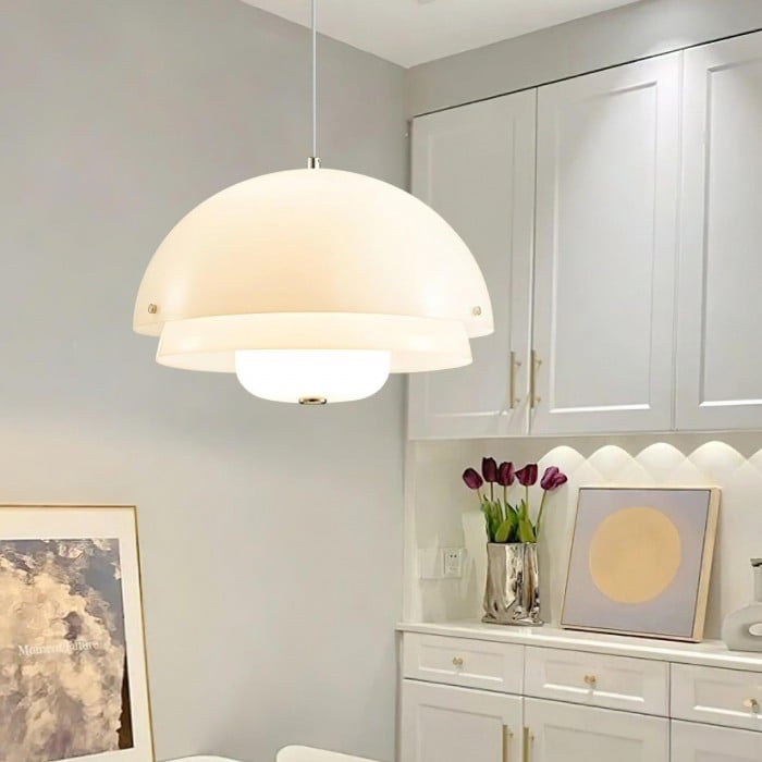 Bianca  Milk White  Pendant Light