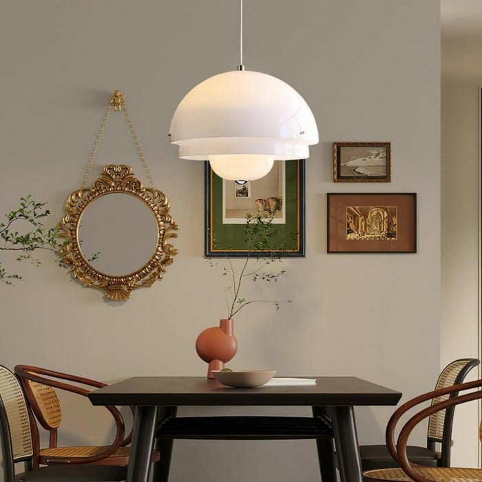 Bianca  Milk White  Pendant Light